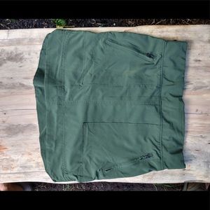 Athlete forest green skirt